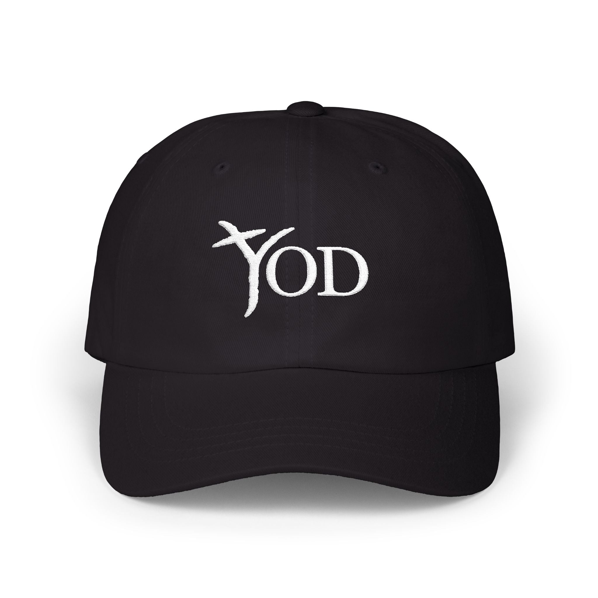 Yod Embroidered Dad Cap – Vintage Script Baseball Hat