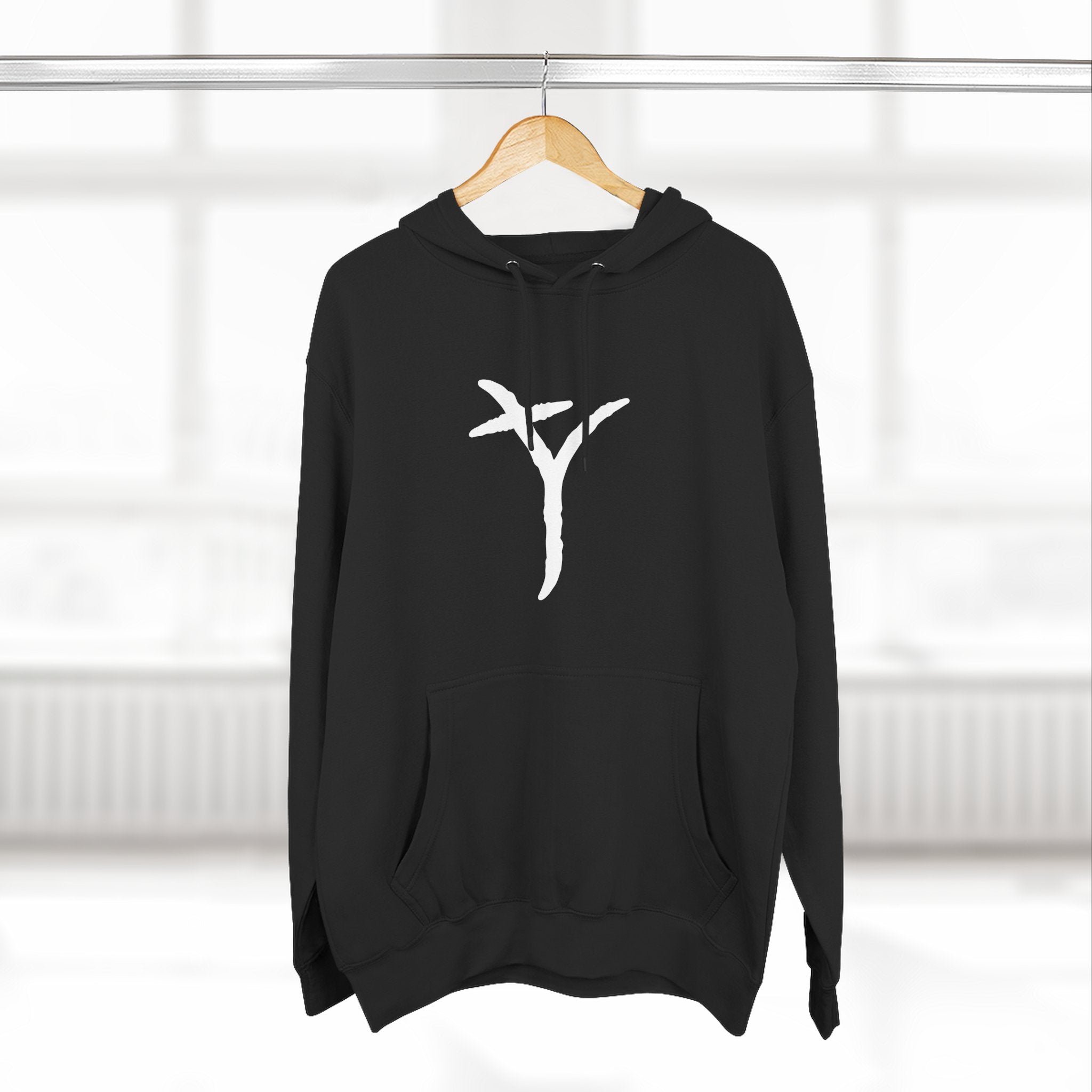 YOD ORIGIN HOODIE — BLACK